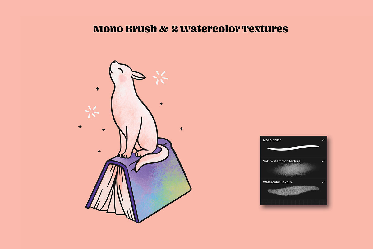 Book Lover Set for Procreate, a Brush Add-On by Pencil Twist (Photo 5 of 10)