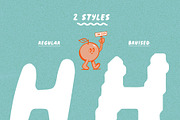 Peaches | Playful Hand-drawn Font, a Font by Rough Patch Studio (Thumbnail 3 of 8)