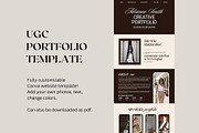 UGC Portfolio Canva Website Template, a Landing Page Template by Business Chic (Thumbnail 2 of 5)