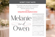 Elegant Wedding Program Canva bd005, a Card Template by TyphoonStudio (Thumbnail 10 of 10)