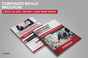 Corporate Bifold Brochure, a Brochure Template by WonderShop (Thumbnail 1 of 5)
