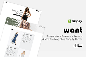 Want Clothing Shop Shopify Theme