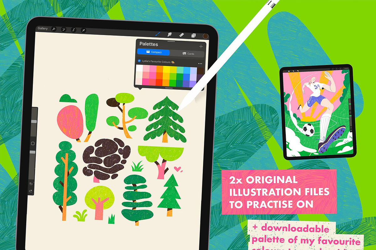 Illustration Brush Pack, a Brush Add-On by LydiahillIlustration (Photo 6 of 9)
