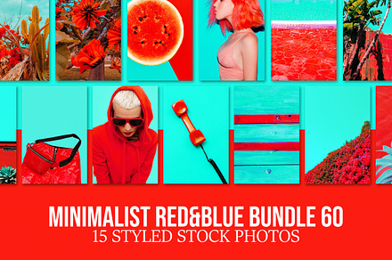 Minimalist red&blue bundle 60, a Beauty & Fashion Photo by Jenya Porechenskaya