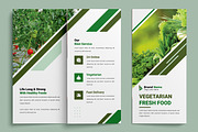 Vegetarian Food Trifold Brochure, a Brochure Template by MightyDesign (Thumbnail 2 of 7)