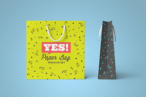 Square Paper Bag Mock-Up Vol.2
