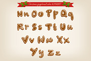 Vector gingerbread alphabet, an Illustration by Alenarozova (Thumbnail 3 of 3)