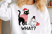 Angry Cat Christmas PNG, an Illustration by Craft Nest (Thumbnail 2 of 6)