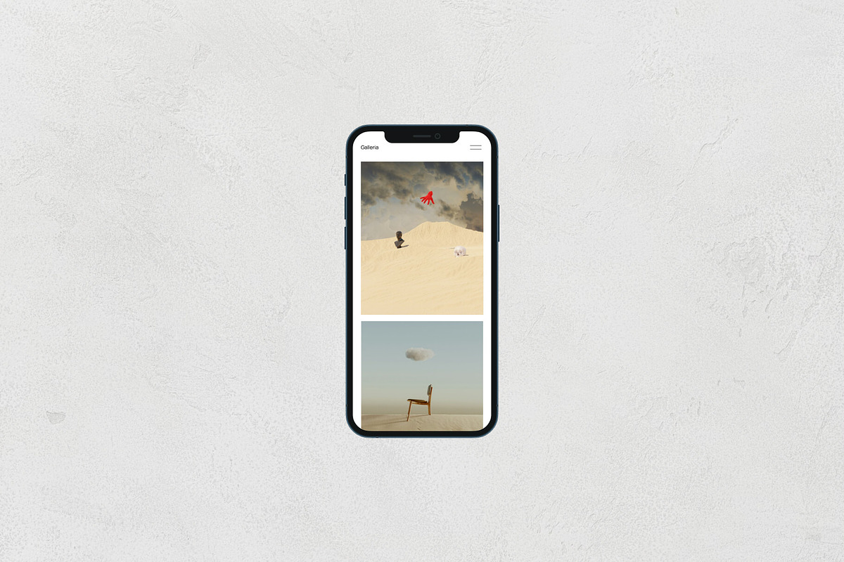 Galleria - Minimal Website Template preview 2