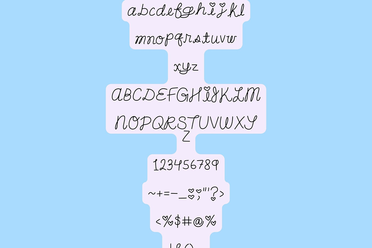 Girly Suburban School Notes, a Handwritten Font by Eryn Rose Design (Photo 12 of 14)