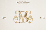 MB BM Wedding Monogram Logo, a Branding & Logo Template by LogoAV (Thumbnail 5 of 6)