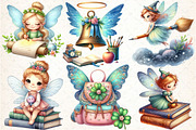 Cute Fairy School Sublimation Clipar, an Illustration by DreamCafeArt (Thumbnail 4 of 5)