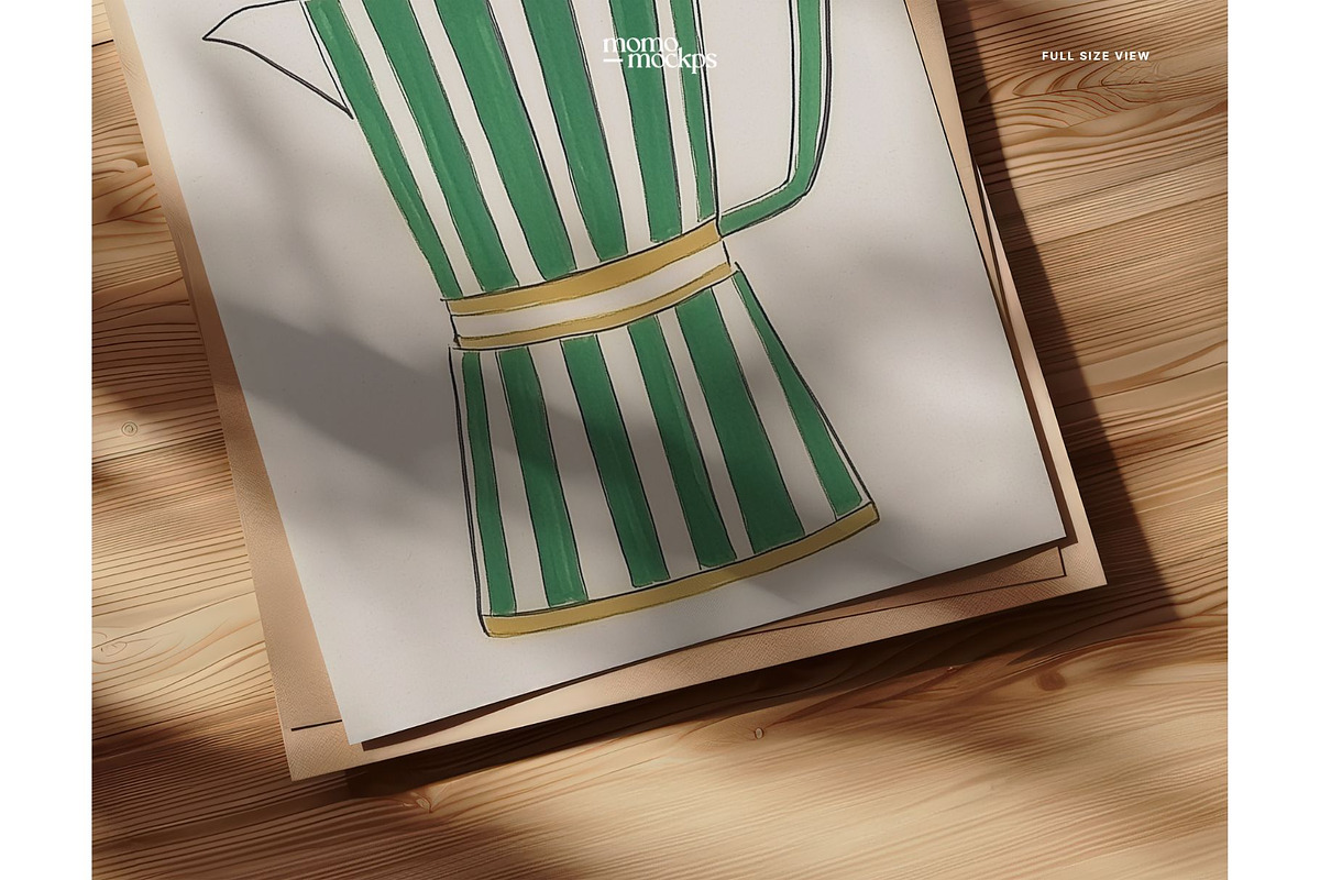 Close-Up Paper/Poster Mockup PSD, a Household Mockup by momomockps (Photo 5 of 10)