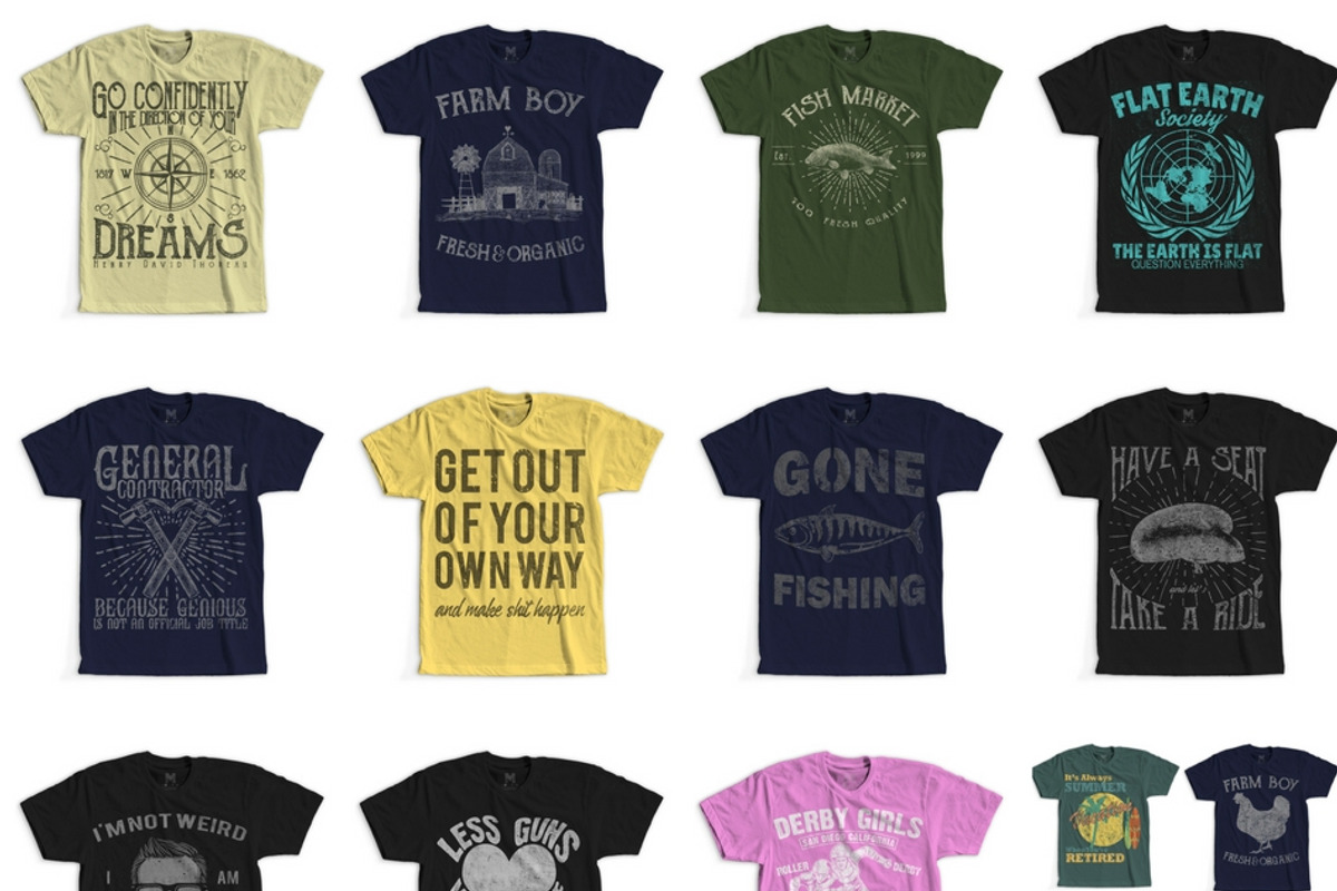 25 Retro Vintage T-Shirt Designs, an Illustration by CJR Designs (Photo 3 of 3)