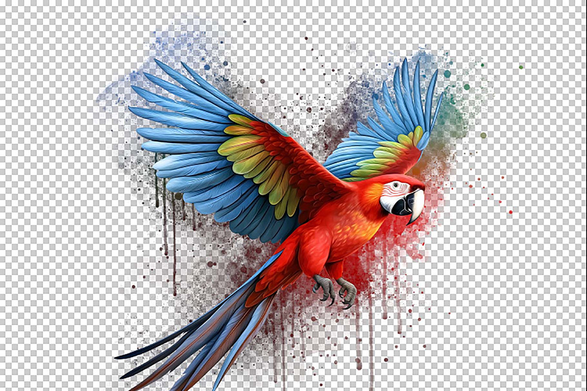 Watercolor Bird Painting Effect, an Action Add-On by Photoshop Action (Photo 18 of 21)