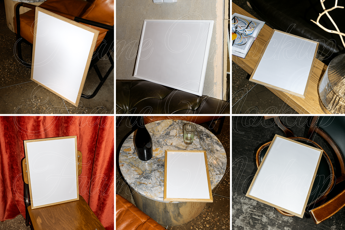 Set of 6 PSD Interior Poster Mockup, a Product Mockup by SigaSigaMockup (Photo 3 of 4)