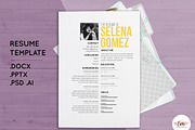 Create 1 page resume template, a Resume Template by Emaholic Template (Thumbnail 1 of 4)