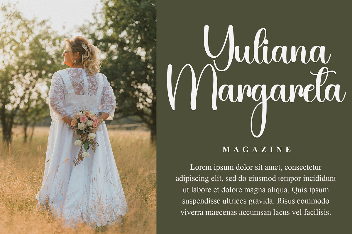 Bridesmaid, a Font by FreshTypeINK (Photo 5 of 8)