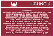 WHO'S NEXT font, a Font by weknow (Thumbnail 6 of 8)