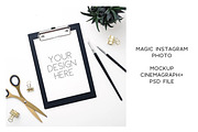 Animated Instagram photo. Mockup #14, a Social Media Template by Una Matison (Thumbnail 2 of 3)