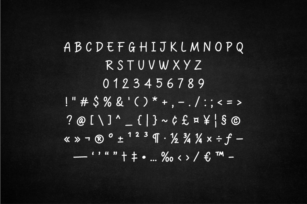 Penguines - Handwritten Allcaps Font, a Sans Serif Font by Mightyfire (Photo 5 of 5)