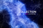 Abstract space backgrounds, an Illustration by Julvil (Thumbnail 2 of 8)