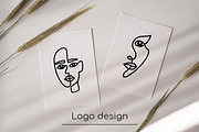 One line art woman face SVG, an Illustration by Anntre (Thumbnail 4 of 5)
