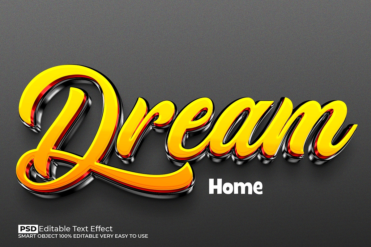 Dream Gloss Script Text Effect PSD, a Layer Style Add-On by Design Fly