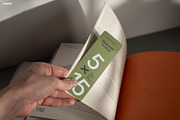 Hand Holding Bookmark Mockup, a Books & Magazine Mockup by Mocku (Thumbnail 2 of 2)