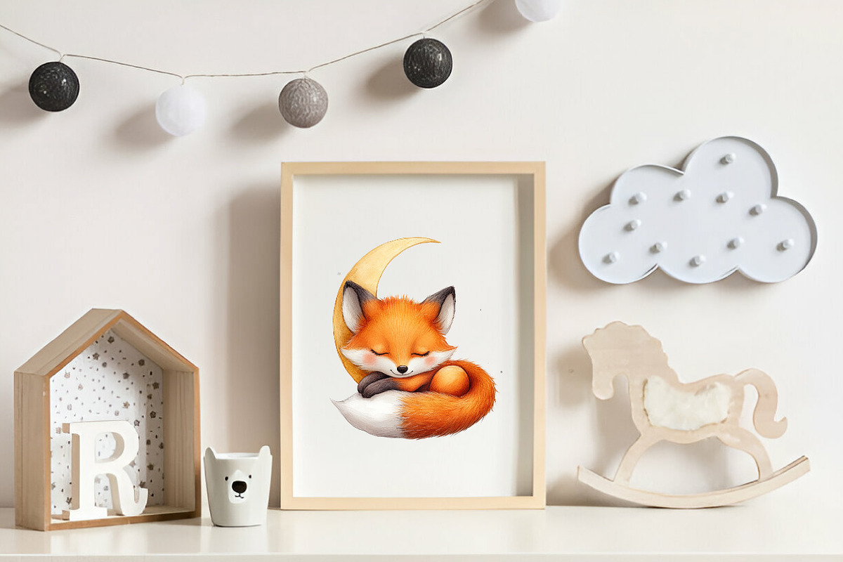 Sleepy Animals, Sweet Dreams Sign, an Illustration by CreationArt (Photo 2 of 9)