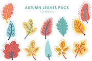 Hand made Autumn Organic Pattern Kit, a Pattern Graphic by Design Unique (Thumbnail 2 of 13)