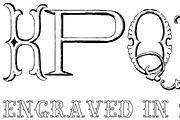 Victorian Alphabets PACK 19 FONTS !!, a Blackletter Font by Intellecta Design (Thumbnail 45 of 48)