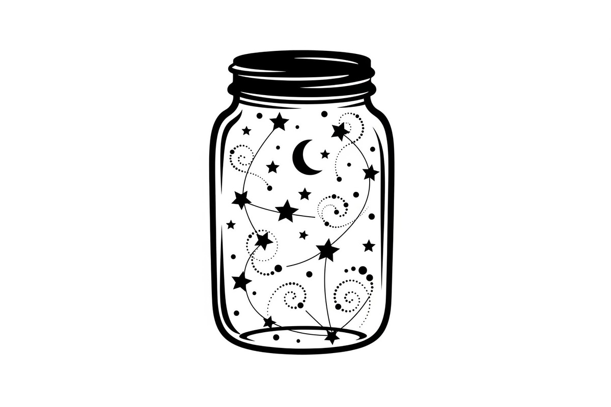 Cosmic Galaxy Jar Design Bundle, an Illustration by Creativeshirt (Photo 30 of 31)
