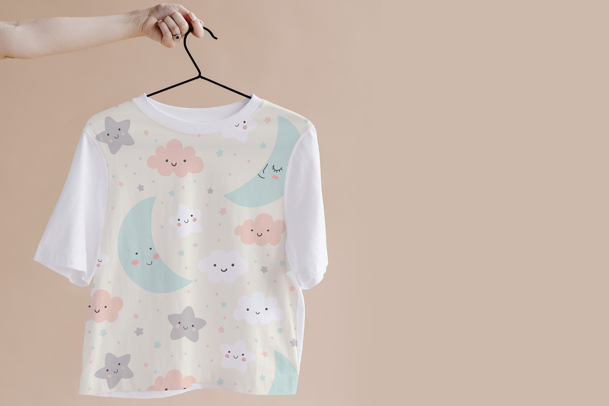 Cloud Seamless Pattern, a Pattern Graphic by Digital Studio (Photo 3 of 7)