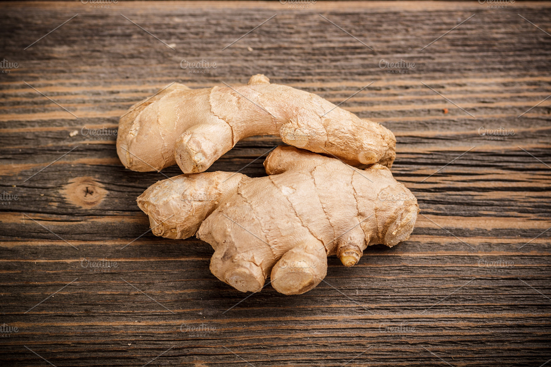 Fresh ginger containing condiment, dry, and eating