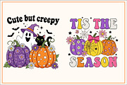 Groovy Halloween Sublimation Bundle, a Work Illustration by Dream Creation (Thumbnail 7 of 11)