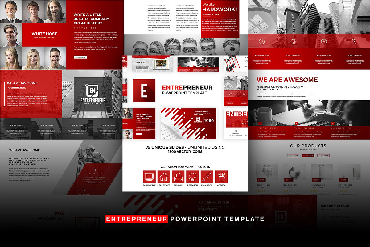 Entrepreneur Powerpoint Template, a Presentation Template by iHemalaya (Photo 1 of 4)