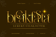 Breakfasta - Serif display Font, a Serif Font by indranesia (Thumbnail 1 of 6)