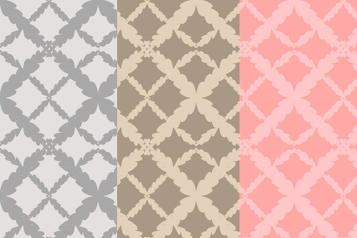 Botanical Trellis Vector Pattern, a Pattern Graphic by NayaChu (Photo 7 of 8)