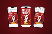 Theater Show Event Flyer Set, a Flyer Template by The Good Store (Thumbnail 2 of 2)