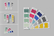 Color Palette Card Mockup, an Advertising Mockup by hokagata (Thumbnail 1 of 5)