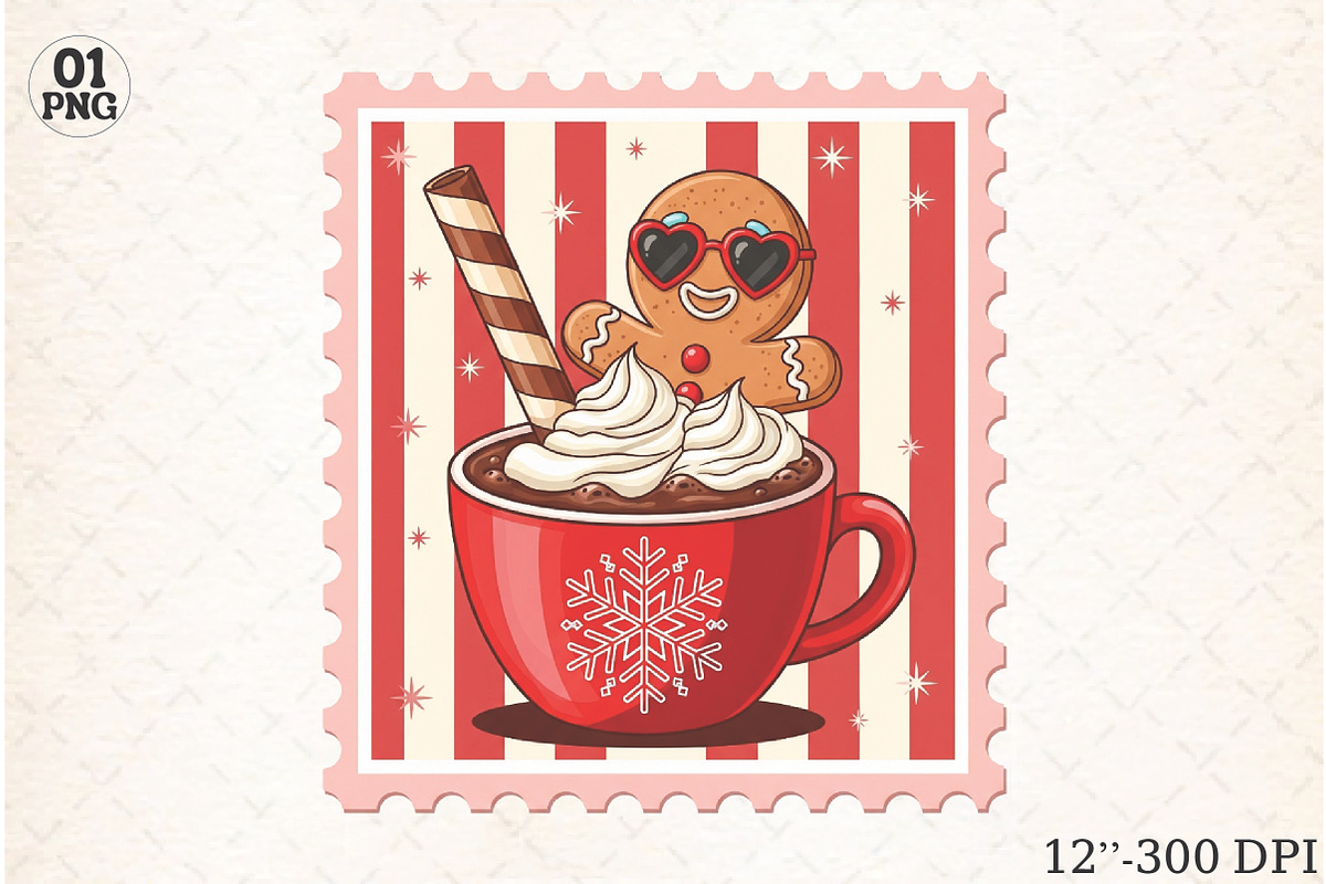 Christmas Coquette Stamps Clipart, an Illustration by Libby Wishes (Photo 9 of 11)