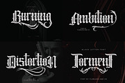 Blackletter Tattoo Font Bundle, a Blackletter Font by Flawless And Co (Thumbnail 5 of 10)