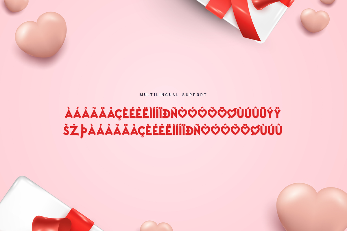 Adore Valentine - A Modern Valentine, a Sans Serif Font by overlaytemplates (Photo 4 of 5)