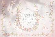 Pastel Floral collection, an Illustration by Sensual Art (Thumbnail 1 of 10)