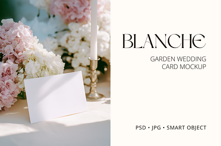 Wedding Invitation Card Mockup