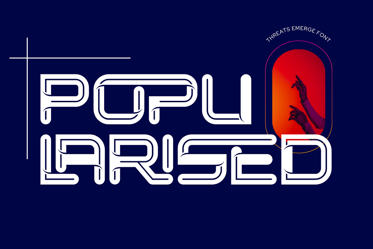 THREATS EMERGE - CYBER FONT, a Sans Serif Font by 177Studio (Photo 2 of 8)