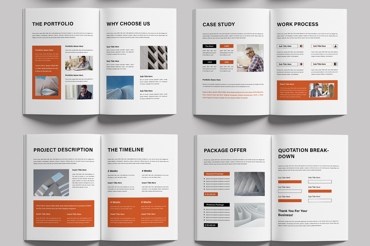 Project Proposal Template Design, a Brochure Template by MightyDesign (Photo 3 of 6)