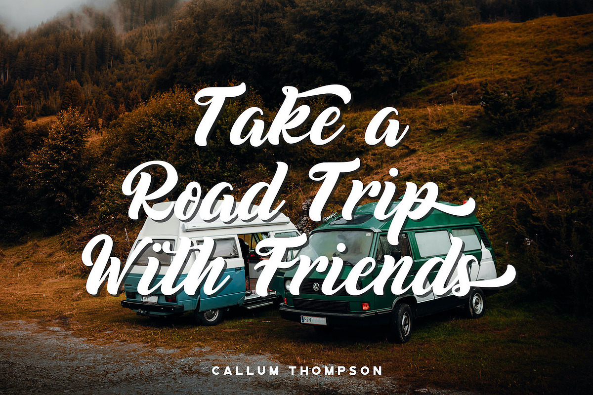 Biyonella - Retro Bold Script Font, a Script Font by StringLabs (Photo 4 of 13)