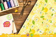 Cute Yuzu Lemonade Drink Seamless, a Background Graphic by K.JackArtwork (Thumbnail 6 of 8)